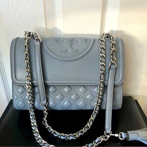 Tory Burch Fleming Leather Convertible Shoulder Bag